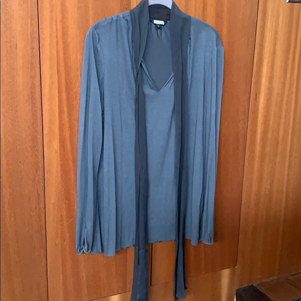 Rozae Nichols Tie Neck Blouse